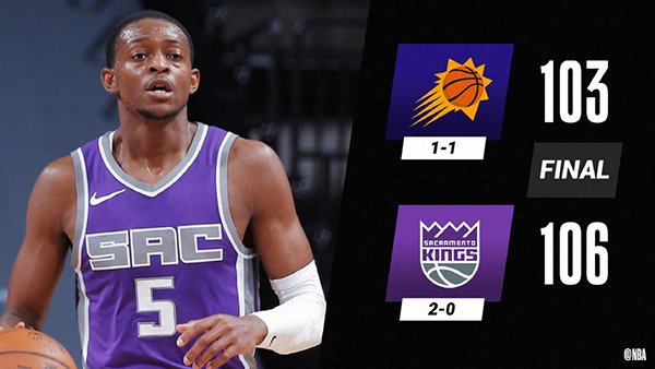 12月27日 NBA常规赛 太阳vs国王 全场录像