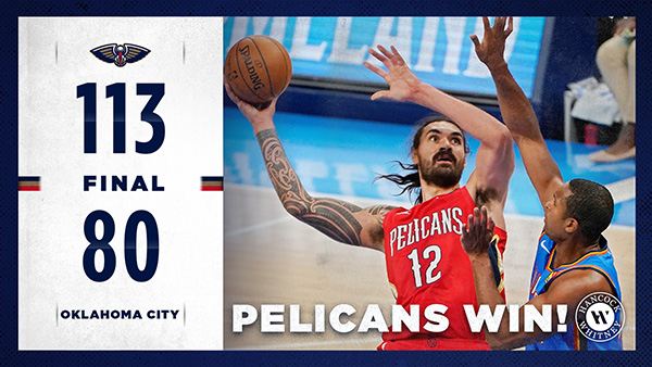 01月01日 NBA常规赛 鹈鹕vs雷霆 全场录像