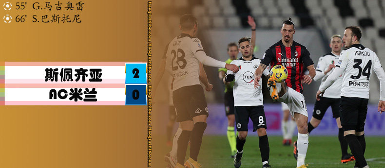 斯佩齐亚2-0AC米兰