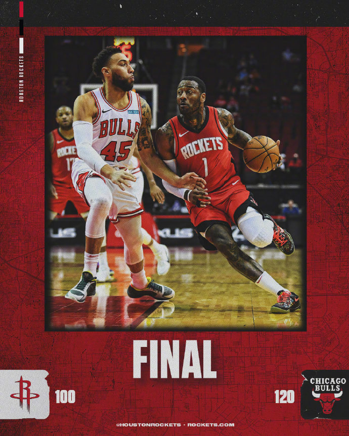 02月23日 NBA常规赛 公牛vs火箭 全场录像