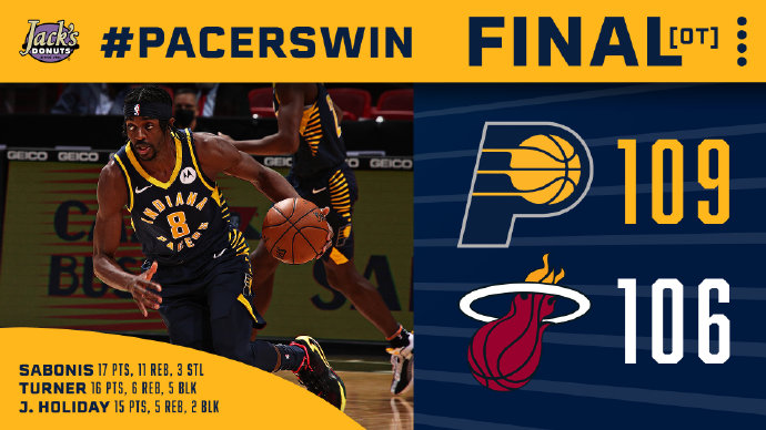 03月22日 NBA常规赛 步行者vs热火 全场录像