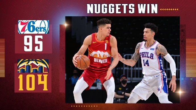 03月31日 NBA常规赛 76人vs掘金 全场录像