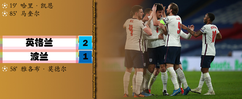 英格兰2-1波兰
