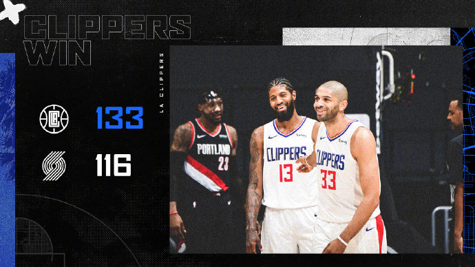 04月07日 NBA常规赛 开拓者vs快船 全场录像