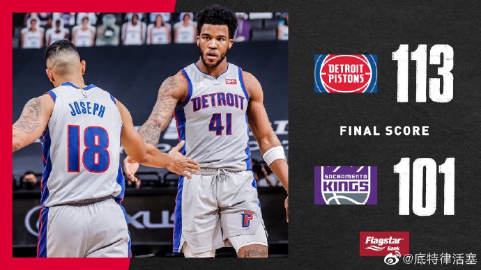 04月09日 NBA常规赛 活塞vs国王 全场录像