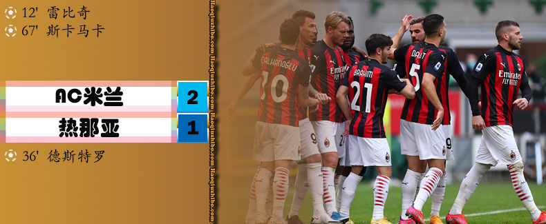 AC米兰2-1热那亚