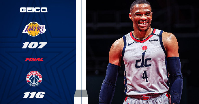 04月29日 NBA常规赛 湖人vs奇才 全场录像