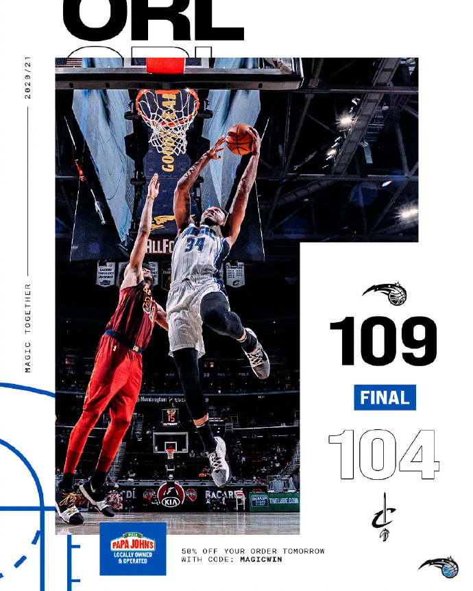 04月29日 NBA常规赛 魔术vs骑士 全场录像
