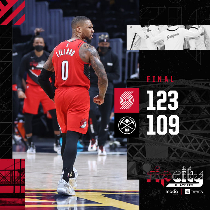 05月23日 NBA季后赛首轮G1 开拓者vs掘金 全场录像