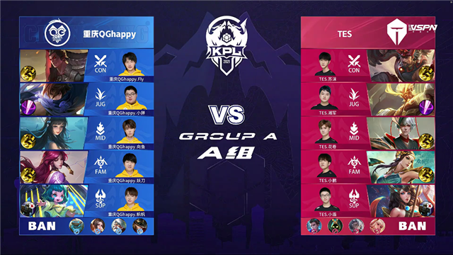 2021年KPL春季赛常规赛第3轮 QG vs TES 全场录像