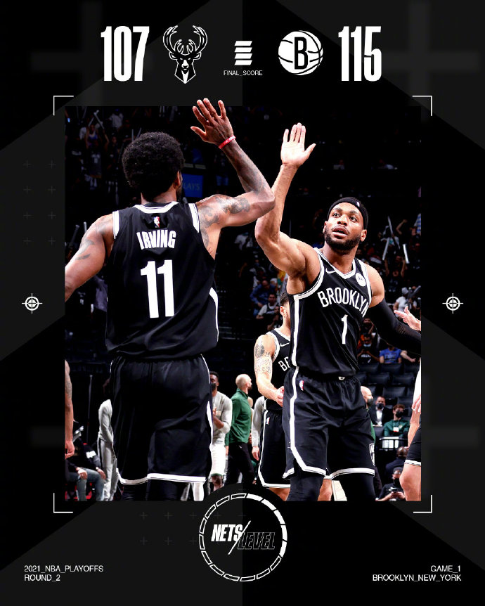 06月06日 NBA东部半决赛G1 雄鹿vs篮网 全场录像