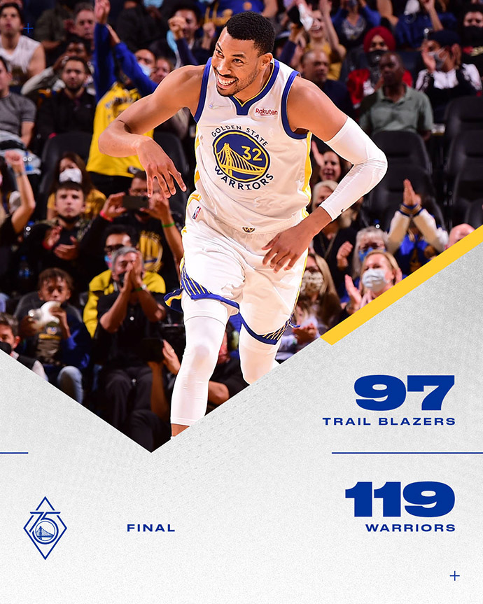 10月16日 NBA季前赛 开拓者vs勇士 全场录像