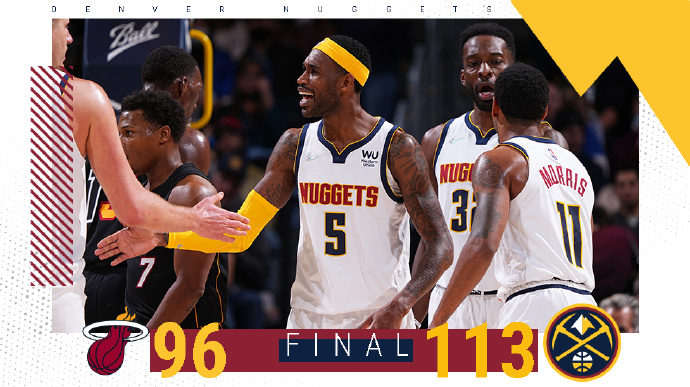 11月09日 NBA常规赛 热火vs掘金 全场录像