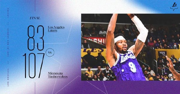 11月13日 NBA常规赛 森林狼vs湖人 全场录像
