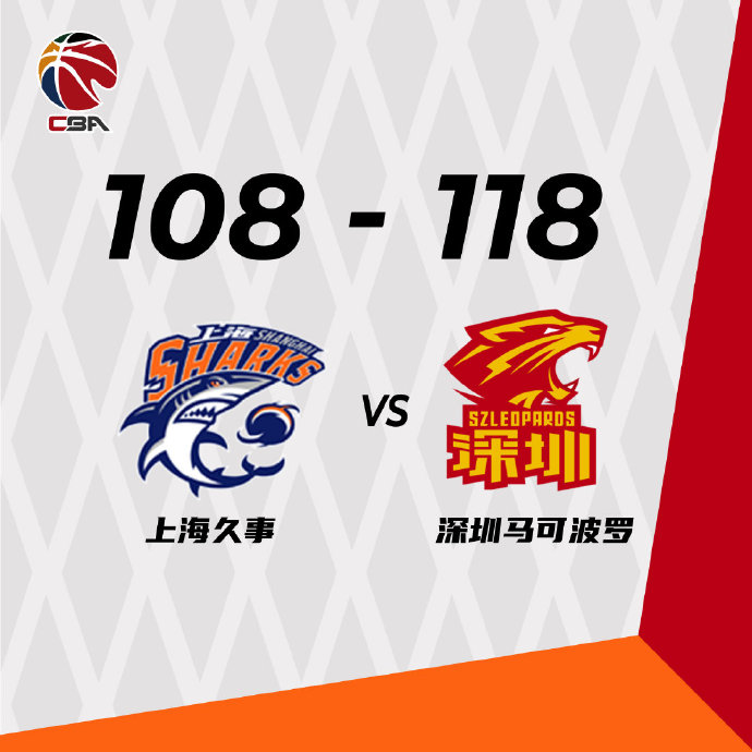 11月13日 CBA常规赛 上海vs深圳 全场录像