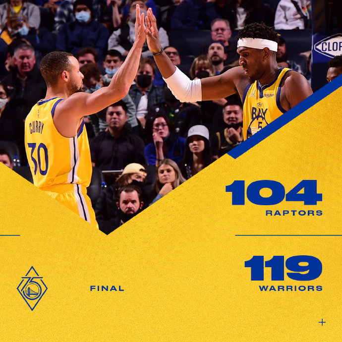 11月22日 NBA常规赛 猛龙vs勇士 全场录像