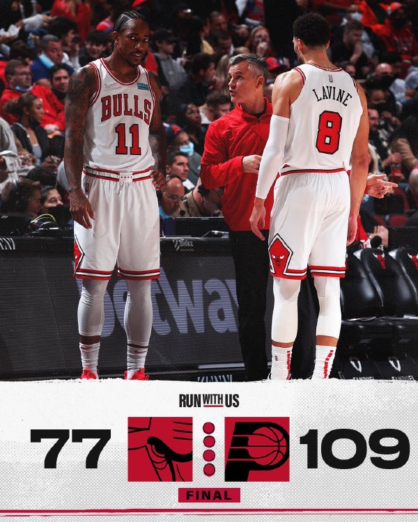 11月23日 NBA常规赛 步行者vs公牛 全场录像