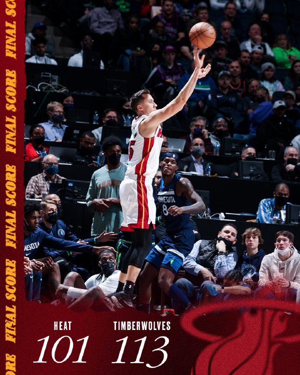 11月25日 NBA常规赛 热火vs森林狼 全场录像