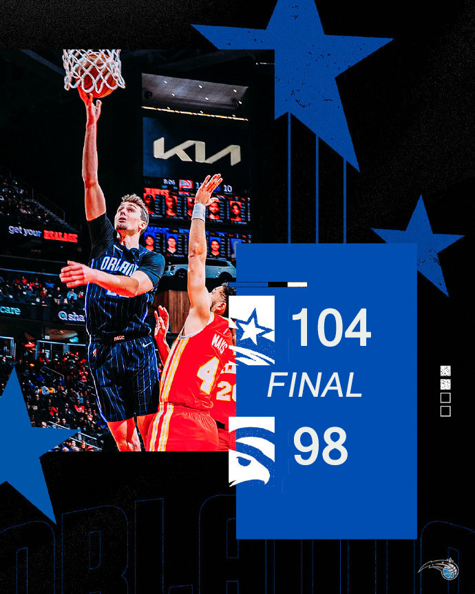 12月23日 NBA常规赛 魔术vs老鹰 全场录像