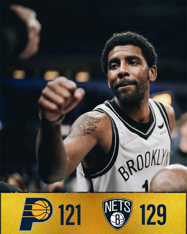 01月06日 NBA常规赛 篮网vs步行者 全场录像