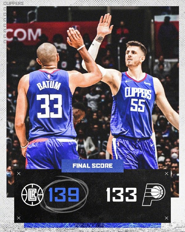 01月18日 NBA常规赛 步行者vs快船 全场录像