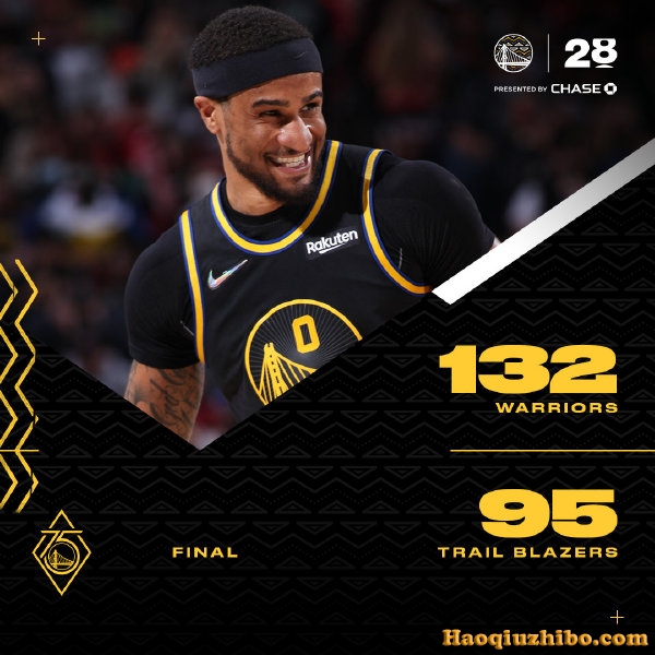 02月25日 NBA常规赛 勇士vs开拓者 全场录像