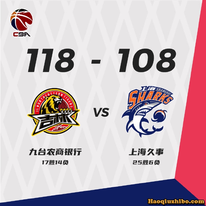 03月06日 CBA常规赛 吉林 vs上海 全场录像