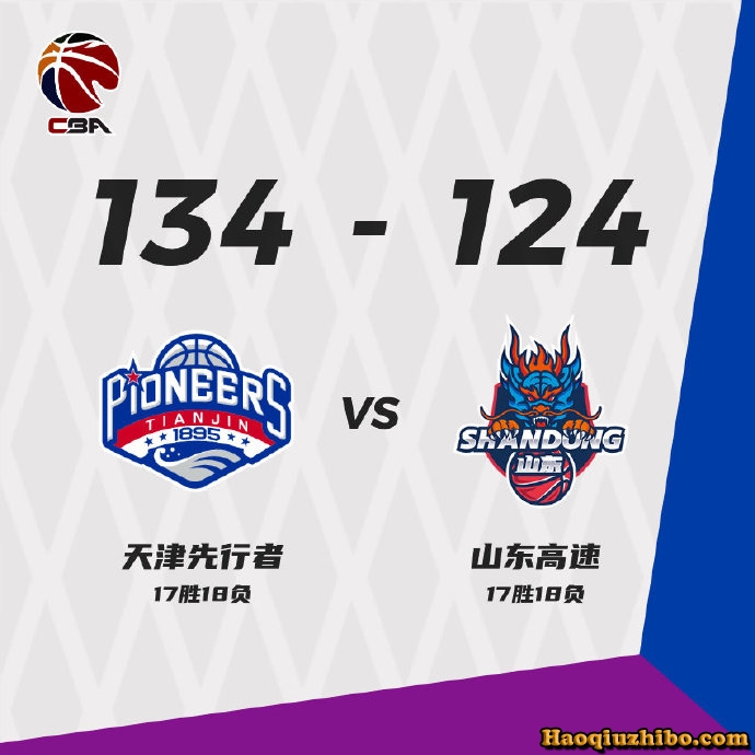 03月15日 CBA常规赛 天津vs山东 全场录像