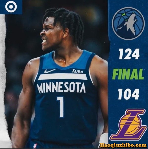 03月17日 NBA常规赛 湖人vs森林狼 全场录像