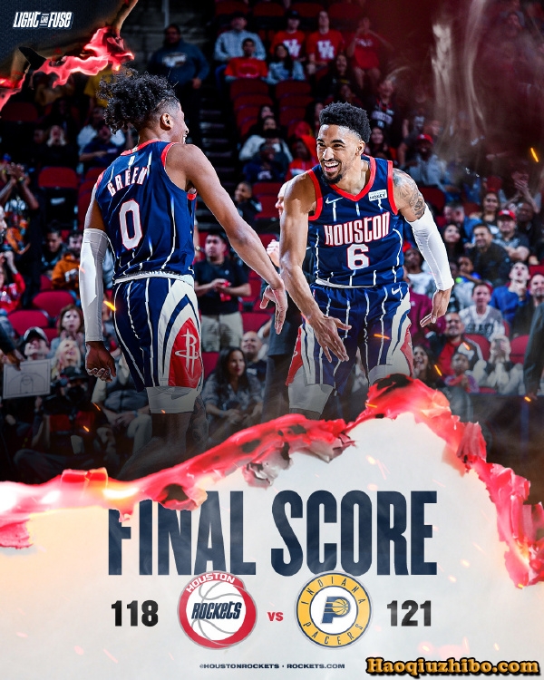 03月19日 NBA常规赛 步行者vs火箭 全场录像