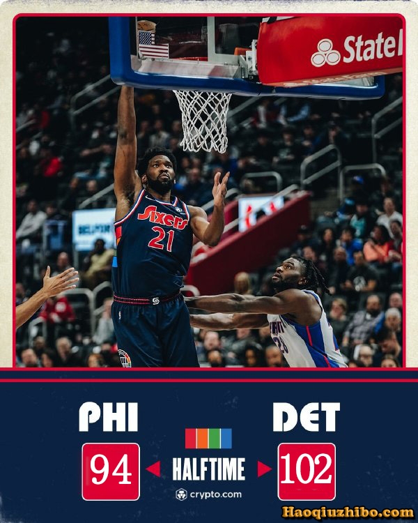 04月01日 NBA常规赛 76人vs活塞 全场录像