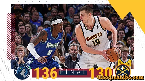 04月02日 NBA常规赛 森林狼vs掘金 全场录像