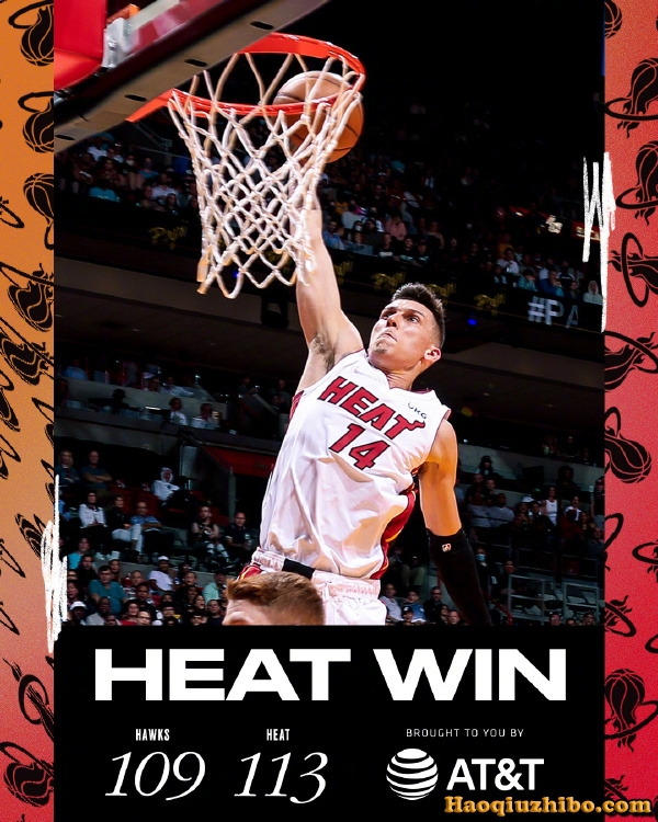 04月09日 NBA常规赛 老鹰vs热火 全场录像