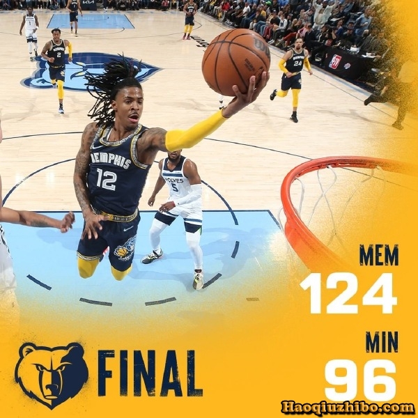 04月20日 NBA季后赛首轮G2 森林狼vs灰熊 全场录像