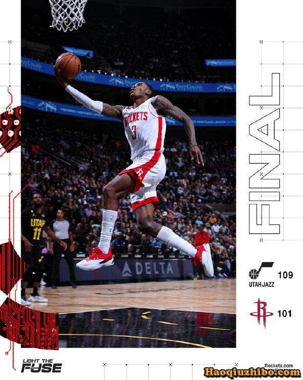 10月27日 NBA常规赛 火箭vs爵士 全场录像