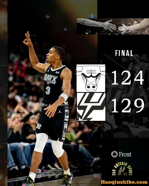 10月29日 NBA常规赛 公牛vs马刺 全场录像