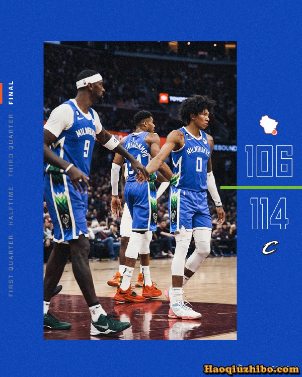 12月22日 NBA常规赛 雄鹿vs骑士 全场录像