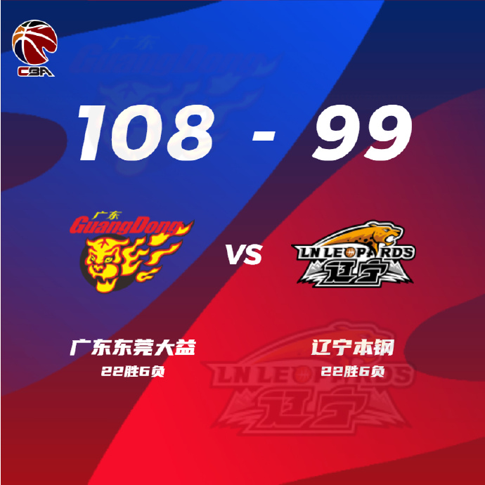 01月18日 CBA常规赛 广东vs辽宁 全场录像