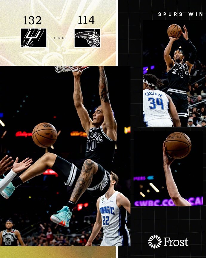 03月15日 NBA常规赛 魔术vs马刺 全场录像