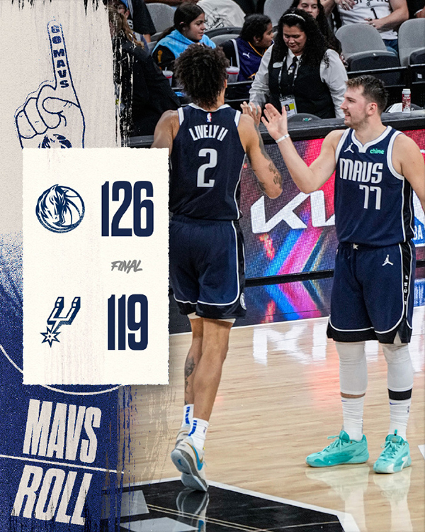 10月26日 NBA常规赛 独行侠vs马刺 全场录像