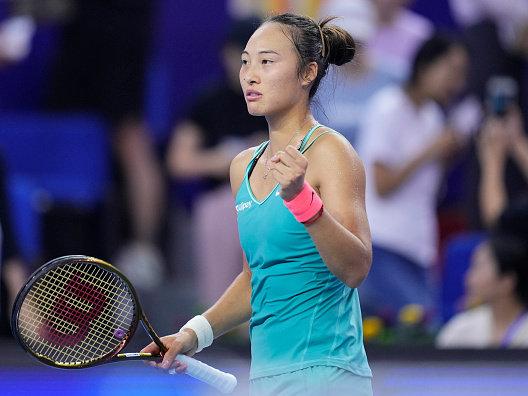 2023WTA珠海精英赛女单决赛 玛雅vs郑钦文 全场录像