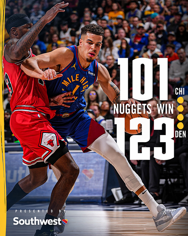 11月05日 NBA常规赛 公牛vs掘金 全场录像