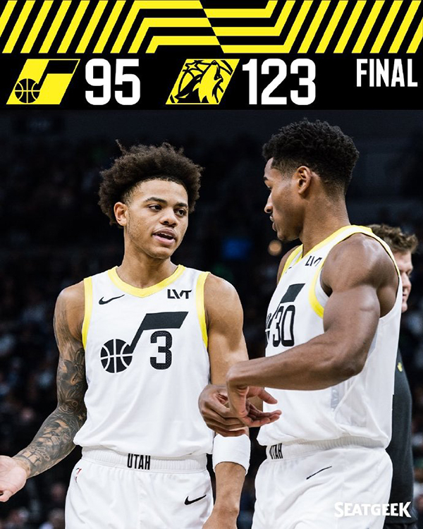 11月05日 NBA常规赛 爵士vs森林狼 全场录像