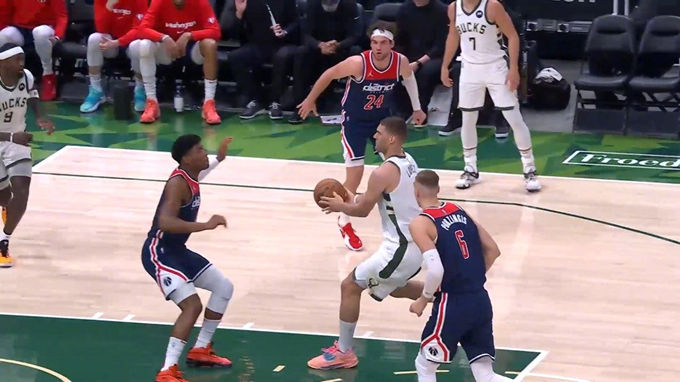 2022.3.25NBA录像回放高清 奇才vs雄鹿