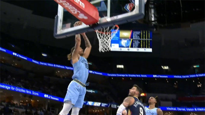 2022.4.10NBA全场录像回放 鹈鹕vs灰熊