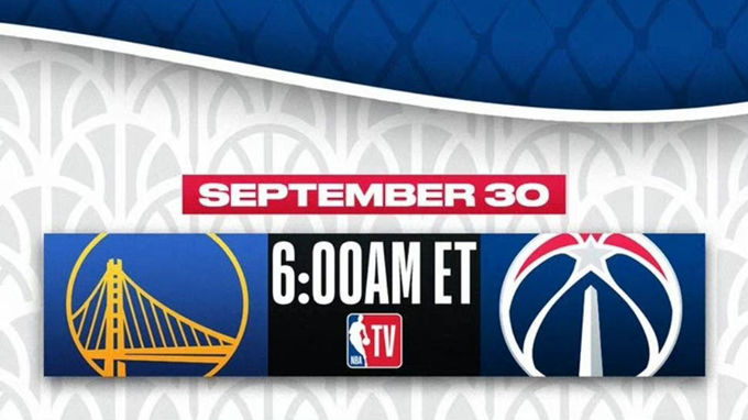 2022.9.30NBA全场录像回放 勇士vs奇才