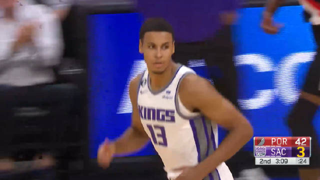 2022.10.10NBA全场录像回放 开拓者vs国王
