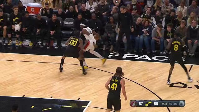 2022.12.4NBA全场录像回放 开拓者vs爵士