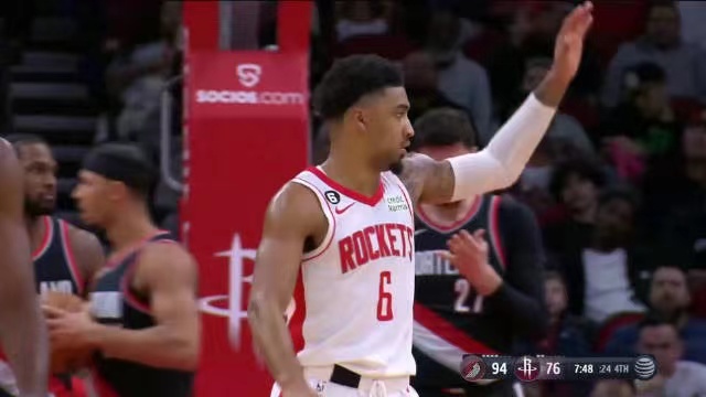 2022.12.18NBA全场录像回放 开拓者vs火箭