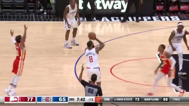 2023.1.9NBA录像回放高清 老鹰vs快船